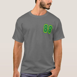 T-shirt T de base des hommes (gris-foncé)