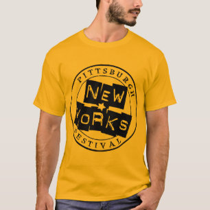 T-shirt T de couleur claire des hommes de festival de