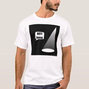 T-shirt T de la lumière de théâtre des hommes non drôl
