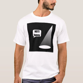 T-shirt T de la lumière de théâtre des hommes non drôles