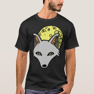 T-shirt T de loup-garou des hommes argentés de studios