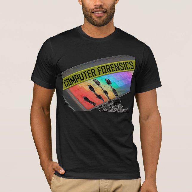 T-shirt T des hommes de médecines légales de Digitals (Devant)