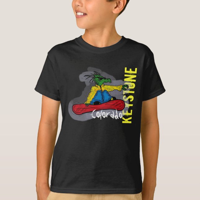 T-shirt T. dragon de Keystone Colorado (Devant)