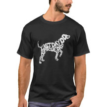 T en forme de chien LDDR (chien blanc)