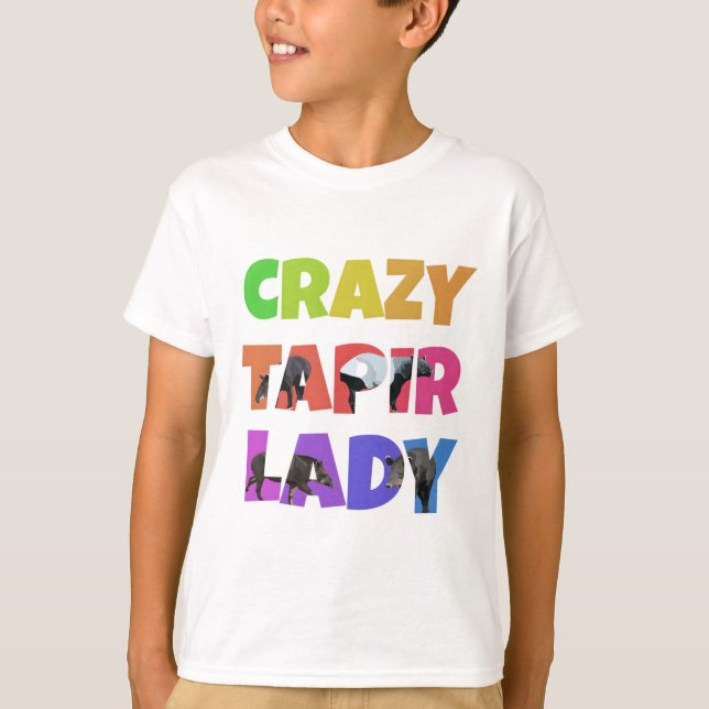 T-shirt T est pour Tapir (Devant)