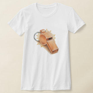T-shirt T femme sifflet orange
