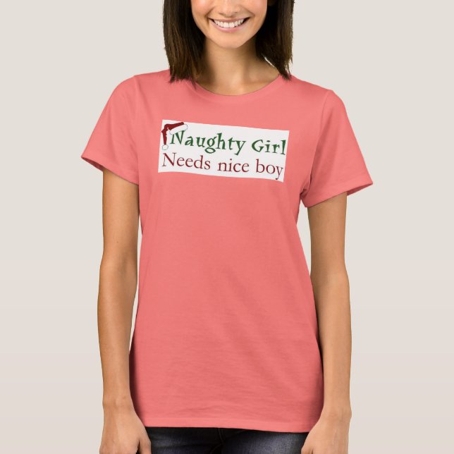 T-shirt T. fille coquine (Devant)