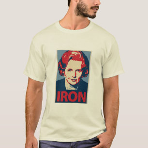 T-shirt T minimaliste de Margaret Thatcher Iron Lady