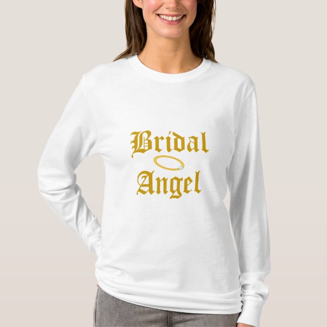 T-shirt T-Personnaliser de l'ange nuptiale (Devant)