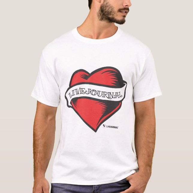 T-shirt T portés par dames (tatouage de LiveJournal) (Devant)