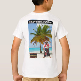 T-shirt t. pour les enfants. Joyeux anniversaire Matey. ra