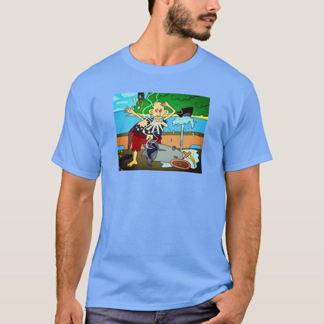 T-shirt t pour lui par dalDesignNZ (jusqu'à 5XL) (Devant)