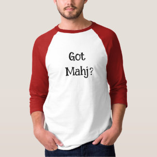 T-shirt T. Ragland avec la question Mahjong - Mahj ?