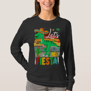 T-shirt T Rex Cinco De Mayo Tyrannosaurus Dinosaur Lets F