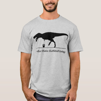 T-shirt T-Rex déteste des oscillations de Kettlebell