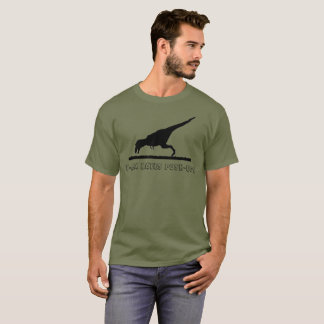 T-shirt T-Rex déteste des pousées