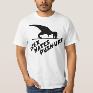 T-shirt T-Rex déteste des pousées