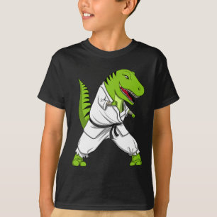 T-shirt T-rex Dinosaur Karate Kickboxing Martial Arts Jiu-