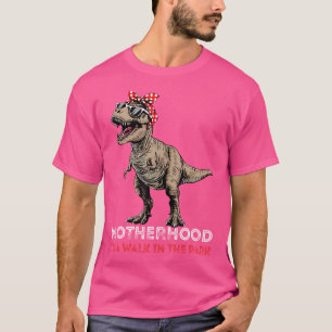 T-shirt T Rex Dinosaur Maman La Mère Drôle Est Une Marche 