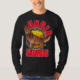 T-shirt T Rex Dinosaur Uncle Membre de la famille Unclesau