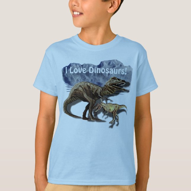 T-shirt T-REX DINOSAURS Tee Rex Chemise (Devant)