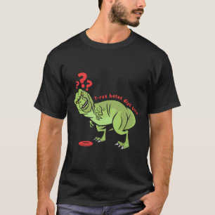 T-shirt T-Rex enfants drôles de golf à disque 
