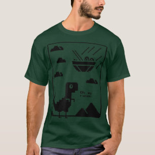 T-shirt T-Rex Et Ramen Pixel Art Oh My Ramen T-Rex Ramen