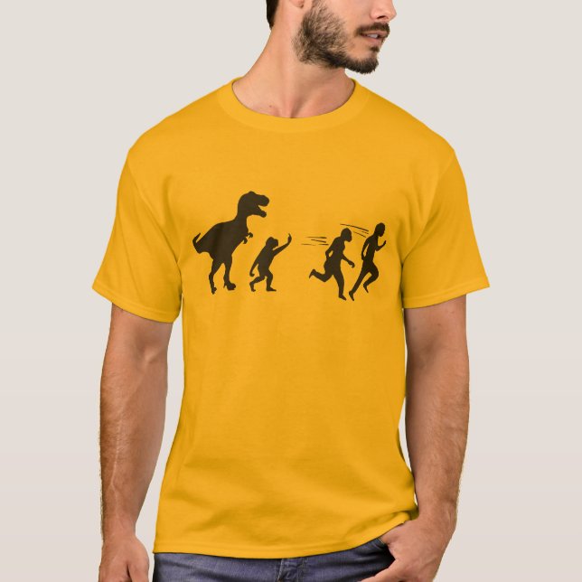 T-shirt T Rex Evolution (Devant)