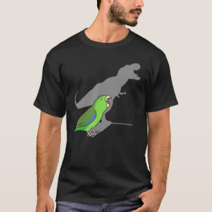 T-shirt T Rex Green Parrotlet Cute Parakeet  Parrot Birb M