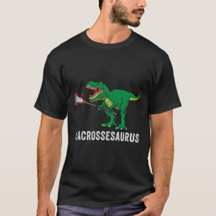 T-shirt T Rex Lacrosse Drôle Dinosaure Lax Garçons Équipe