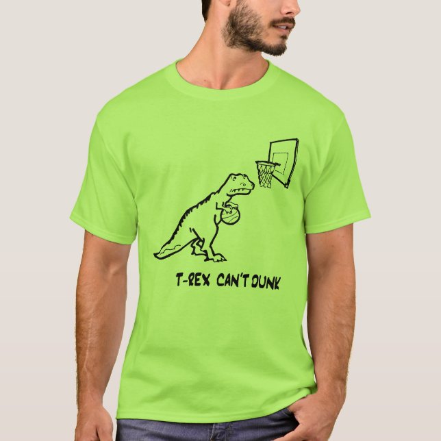 T-shirt T-Rex ne peut pas tremper (Devant)