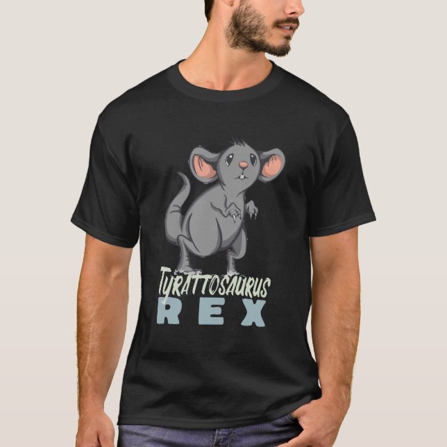 T-shirt T Rex Rat (Devant)