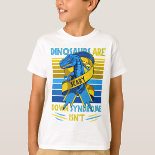 T-shirt T-Rex - Sensibilisation au syndrome de Down Ruban