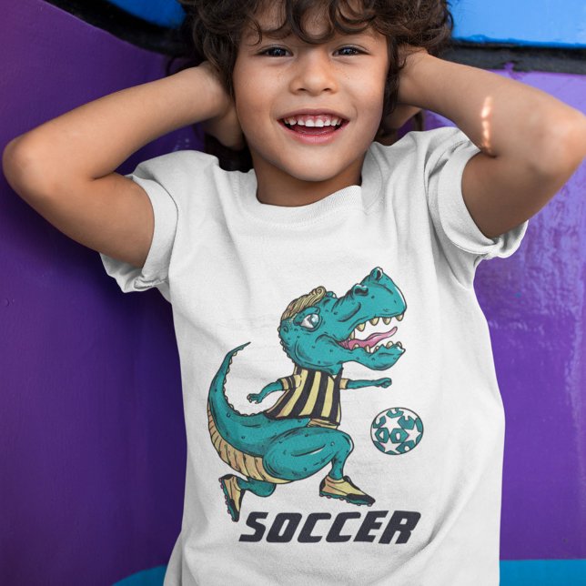 T-shirt T-Rex Soccer Player Sports (Créateur téléchargé)