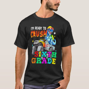 T-shirt T Rex sur Monster Truck - Je suis prêt à écraser S