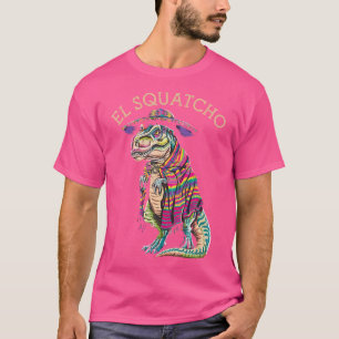 T-shirt T Rex Trex Stuffy El Squatcho Poncho Dinos
