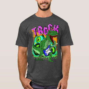 T-shirt T Rock Jouer de la guitare