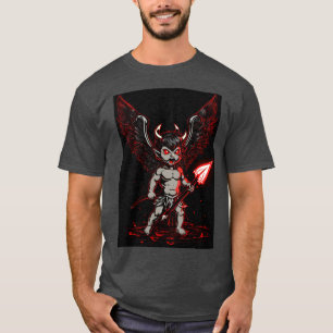 T-shirt t shart fansi fâché noir rouge design