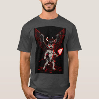 T-shirt t shart fansi fâché noir rouge design