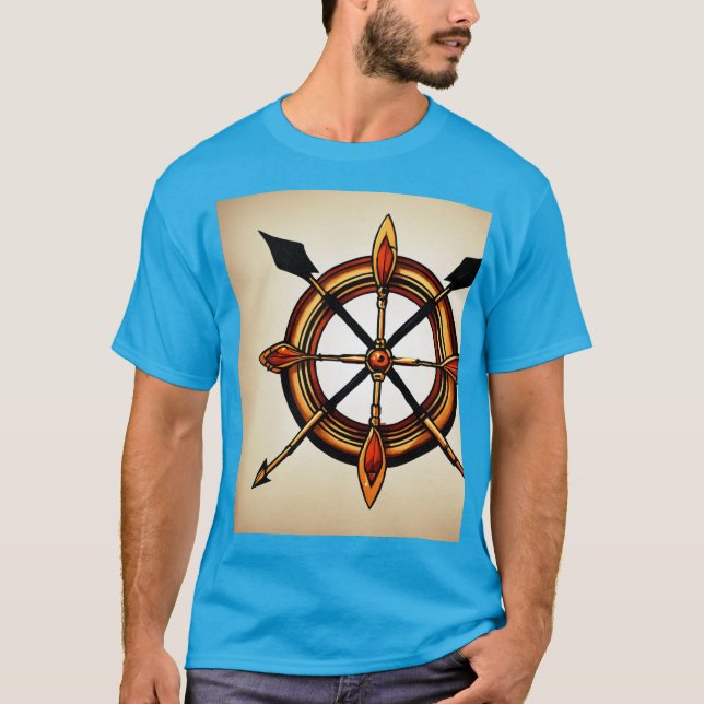 T-shirt T-shir à thème tatouage (Devant)