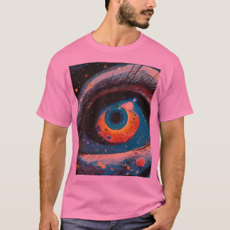 T-shirt "T-shirt à l'oeil avec conception oculaire unique 