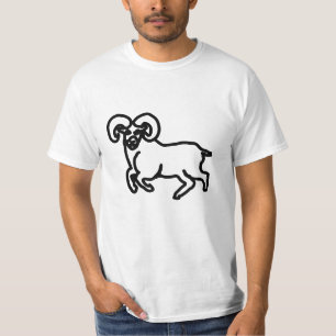 T-shirt T‑Shirt Aries Contour – Énergie Aries Forte 
