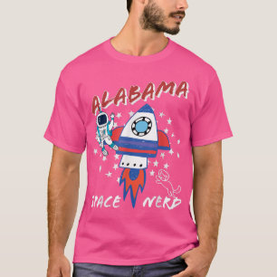 T-shirt T-Shirt, astronaute de l'univers Nerd de l'Alabama