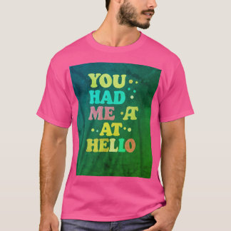 T-shirt "T-shirt basique pour homme - slogan 'Vous m'avez 