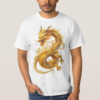 T-shirt T-Shirt-Bold & Style De Dragon Chinois Majestueux