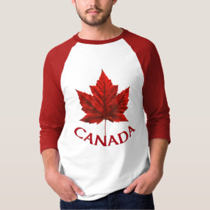 T-shirt T-shirt Canada pour femmes en feuille d'ér