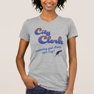T-shirt T-Shirt, commis municipal