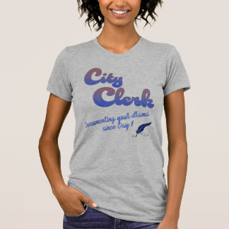 T-shirt T-Shirt, commis municipal