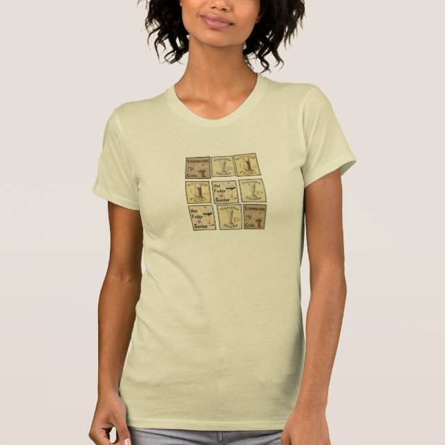 T-shirt T-shirt, cru (Devant)
