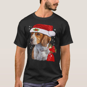 T-shirt T Shirt de Noël Chien Beagle Famille de Chiens Noë